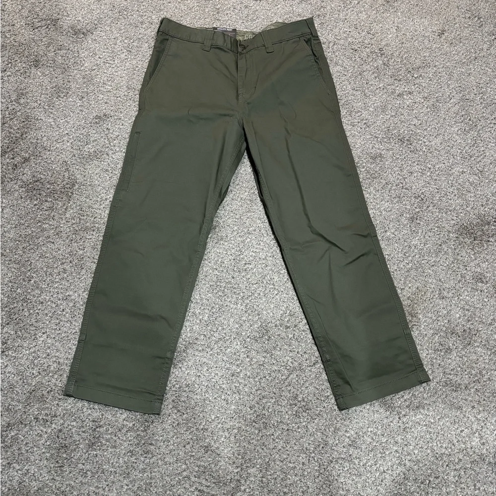 COLORADO CLOTHING NWT 34x30 Men's Canvas Utility Pants Olive Green